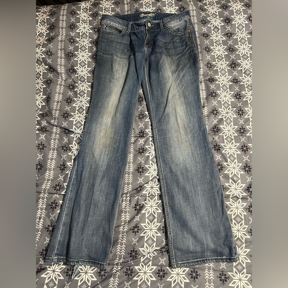 Wrangler Denim - Wrangler Women's Straight Leg Blue Jeans